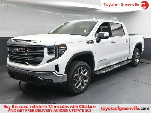 Summit White 2023 GMC Sierra 1500 SLT