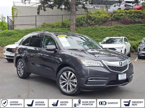 Graphite Luster Metallic 2016 Acura MDX 3.5L