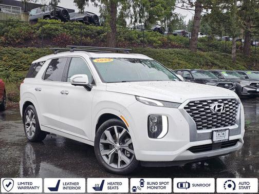 Hyper White 2022 Hyundai PALISADE Limited