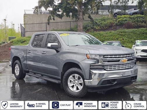 Satin Steel Metallic 2019 Chevrolet Silverado 1500 LT
