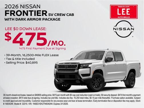 2026 Nissan Frontier S