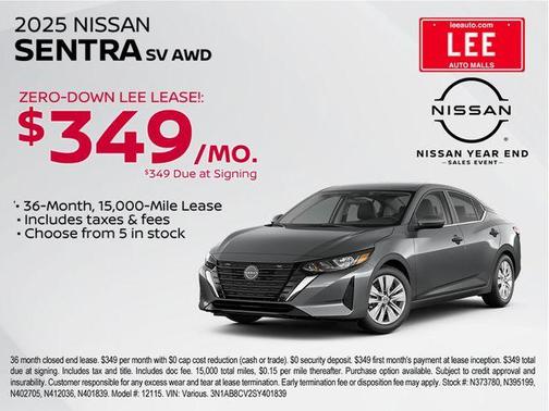 2025 Nissan Sentra SV