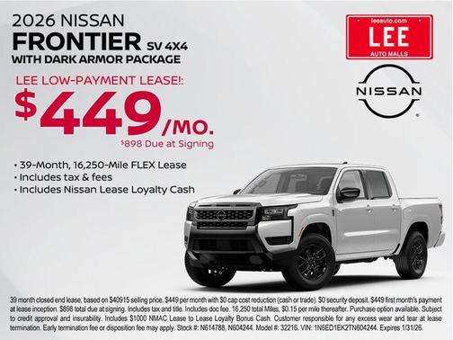 2026 Nissan Frontier PRO-4X