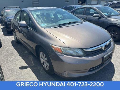 Urban Titanium Metallic 2012 Honda Civic LX