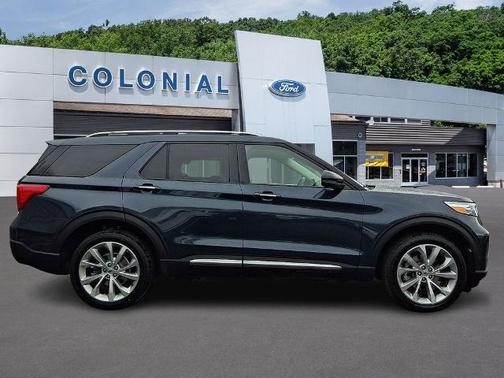 STONE BLUE METALLIC 2023 Ford Explorer PLATINUM