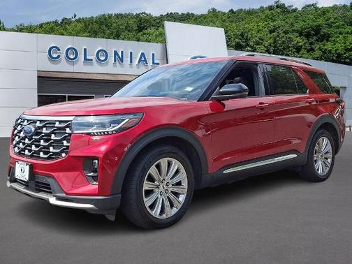 RAPID RED MET TINTED CC 2025 Ford Explorer PLATINUM