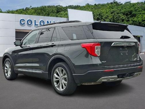 FORGED GREEN METALLIC 2023 Ford Explorer XLT