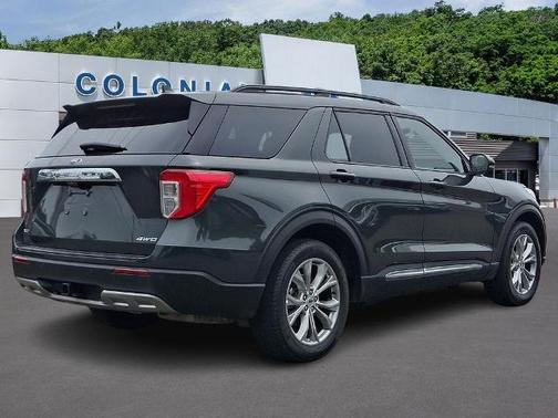 FORGED GREEN METALLIC 2023 Ford Explorer XLT