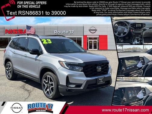 Lunar Silver Metallic 2023 Honda Passport AWD Elite
