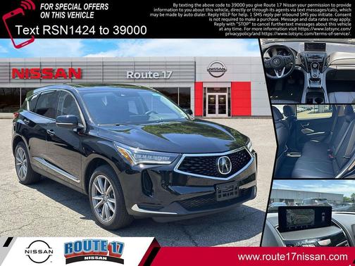 Majestic Black Pearl 2023 Acura RDX Technology Package