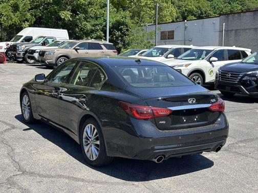 Black Obsidian 2023 INFINITI Q50 3.0t LUXE
