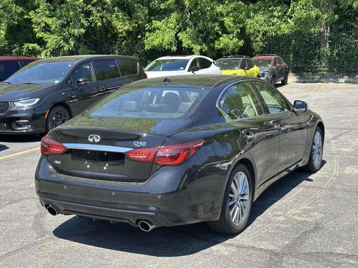 Black Obsidian 2023 INFINITI Q50 3.0t LUXE