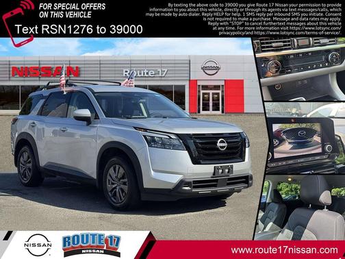 Brilliant Silver Metallic 2024 Nissan Pathfinder SV 4WD