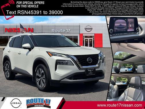 Pearl White Tricoat 2021 Nissan Rogue SV