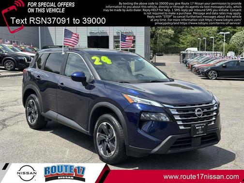 Deep Ocean Blue Pearl 2024 Nissan Rogue SV
