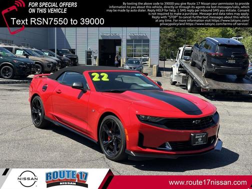 Red Hot 2022 Chevrolet Camaro 2LT