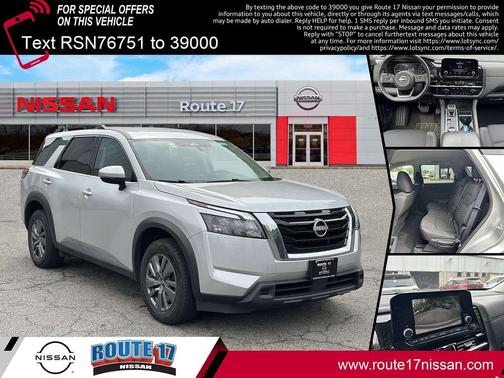 Brilliant Silver Metallic 2025 Nissan Pathfinder SV 4WD