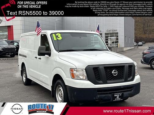 2013 Nissan NV Cargo NV1500 S V6