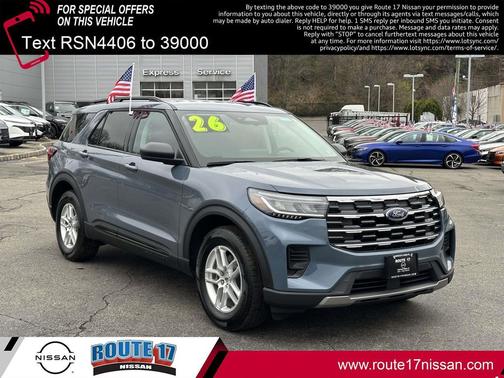 Vapor Blue Metallic 2026 Ford Explorer Active