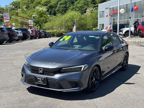 Meteorite Gray Metallic 2024 Honda Civic Sport