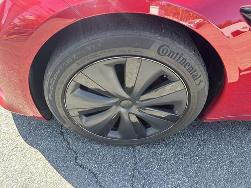 Red Multi-Coat 2021 Tesla Model S Plaid