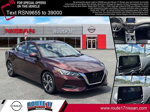 Rosewood Metallic 2023 Nissan Sentra SV