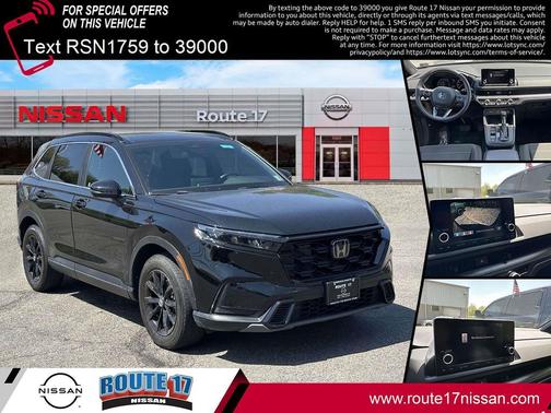 Crystal Black Pearl 2024 Honda CR-V Hybrid Sport AWD