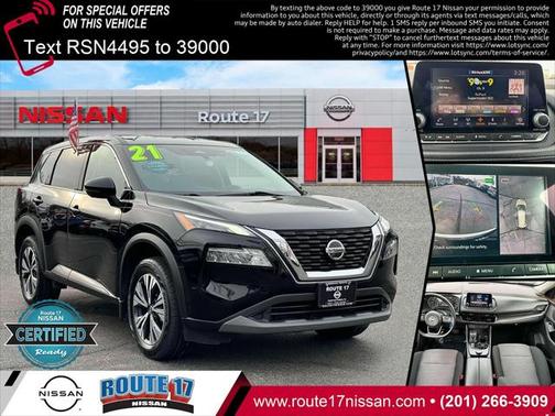 Super Black 2021 Nissan Rogue SV