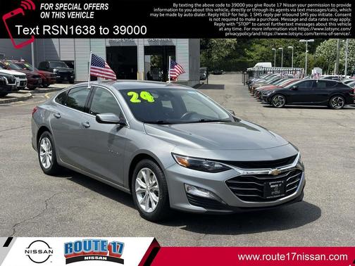 Mineral Gray Metallic 2024 Chevrolet Malibu FWD 1LT