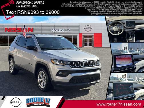 Silver Zynith Metallic Clearcoat 2024 Jeep Compass Latitude