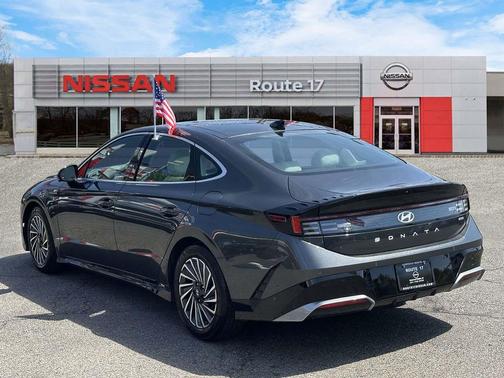 Portofino Gray 2025 Hyundai SONATA Hybrid Limited