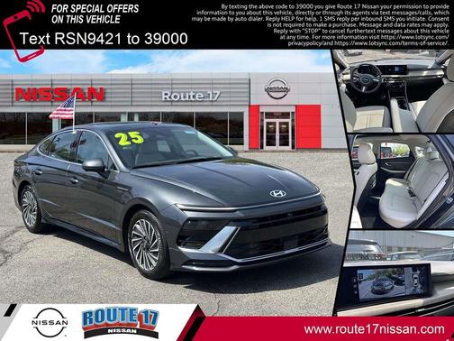 Portofino Gray 2025 Hyundai SONATA Hybrid Limited