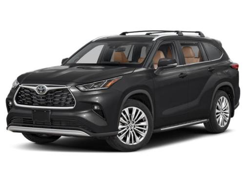 Midnight Black Metallic 2024 Toyota Highlander Platinum