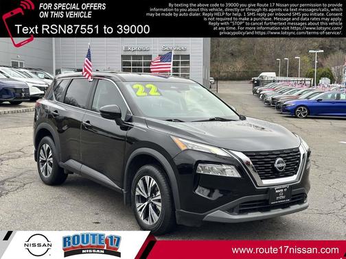 Super Black 2022 Nissan Rogue SV
