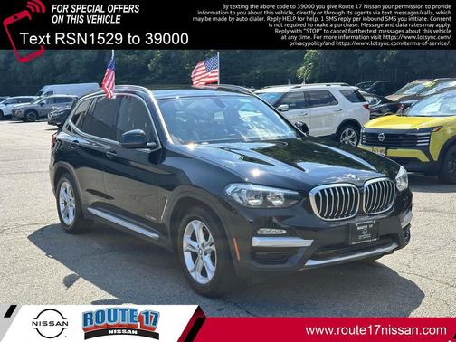 Black Sapphire Metallic 2018 BMW X3 xDrive30i