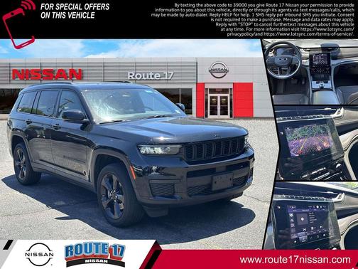Diamond Black Crystal Pearlcoat 2023 Jeep Grand Cherokee L Altitude