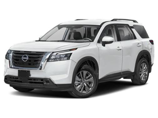 Glacier White 2025 Nissan Pathfinder SV 4WD