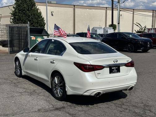Majestic White 2023 INFINITI Q50 3.0t LUXE