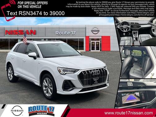 Glacier White Metallic 2025 Audi Q3 Premium 45 TFSI S line quattro Tiptronic