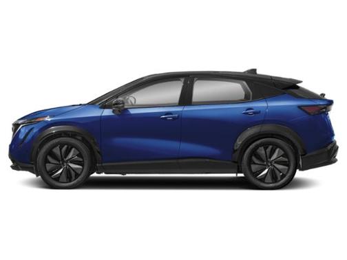 Deep Ocean Blue Pearl/Black Diamond Pearl 2024 Nissan ARIYA PLATINUM+