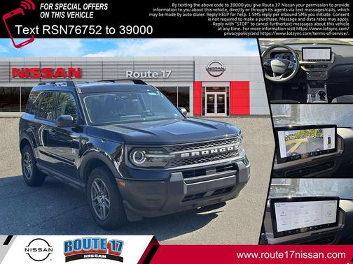 Shadow Black 2025 Ford Bronco Sport Big Bend