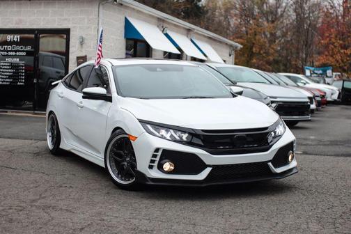 White 2020 Honda Civic Si Base