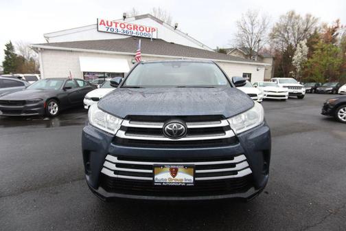 Blue 2017 Toyota Highlander LE I4