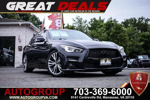 Black 2019 INFINITI Q50 3.0t Sport