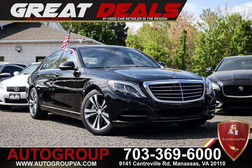 Black 2017 Mercedes-Benz S-Class S 550 Sedan 4D