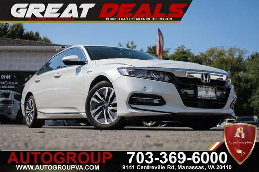 White 2019 Honda Accord Hybrid EX-L