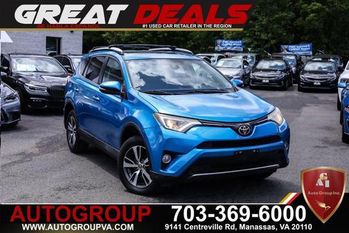 Blue 2016 Toyota RAV4 XLE