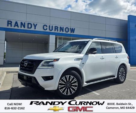 Aspen White TriCoat Pearl 2022 Nissan Armada SL 4WD
