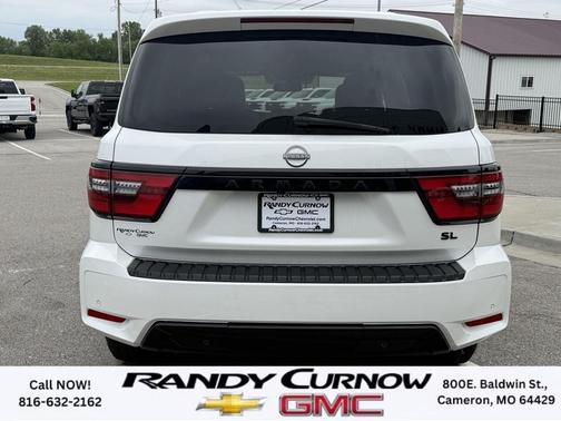 Aspen White TriCoat Pearl 2022 Nissan Armada SL 4WD