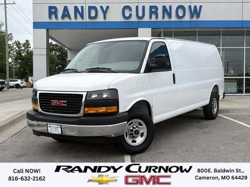 Summit White 2026 GMC Savana 3500 3500 Extended Wheelbase, Work Van, RWD